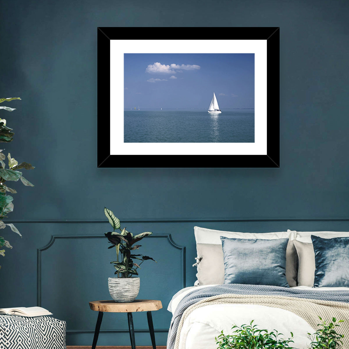 Lake Balaton Sailboat Wall Art