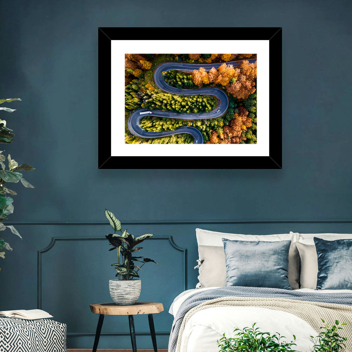 Winding Forest Road Wall Art