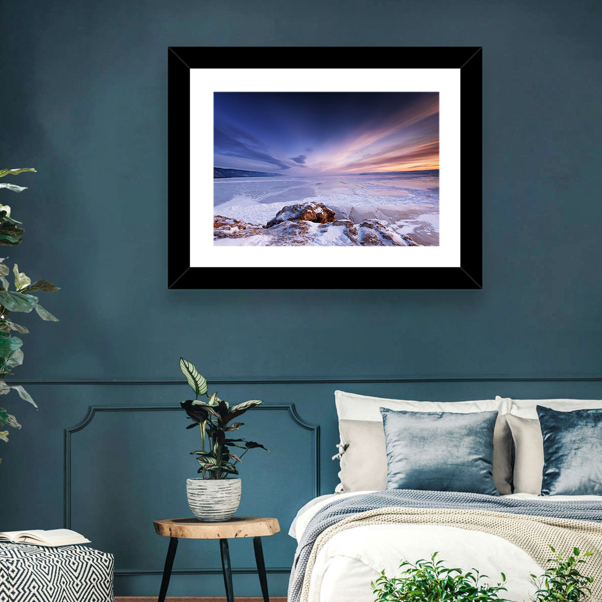 Frozen Baikal Lake Wall Art