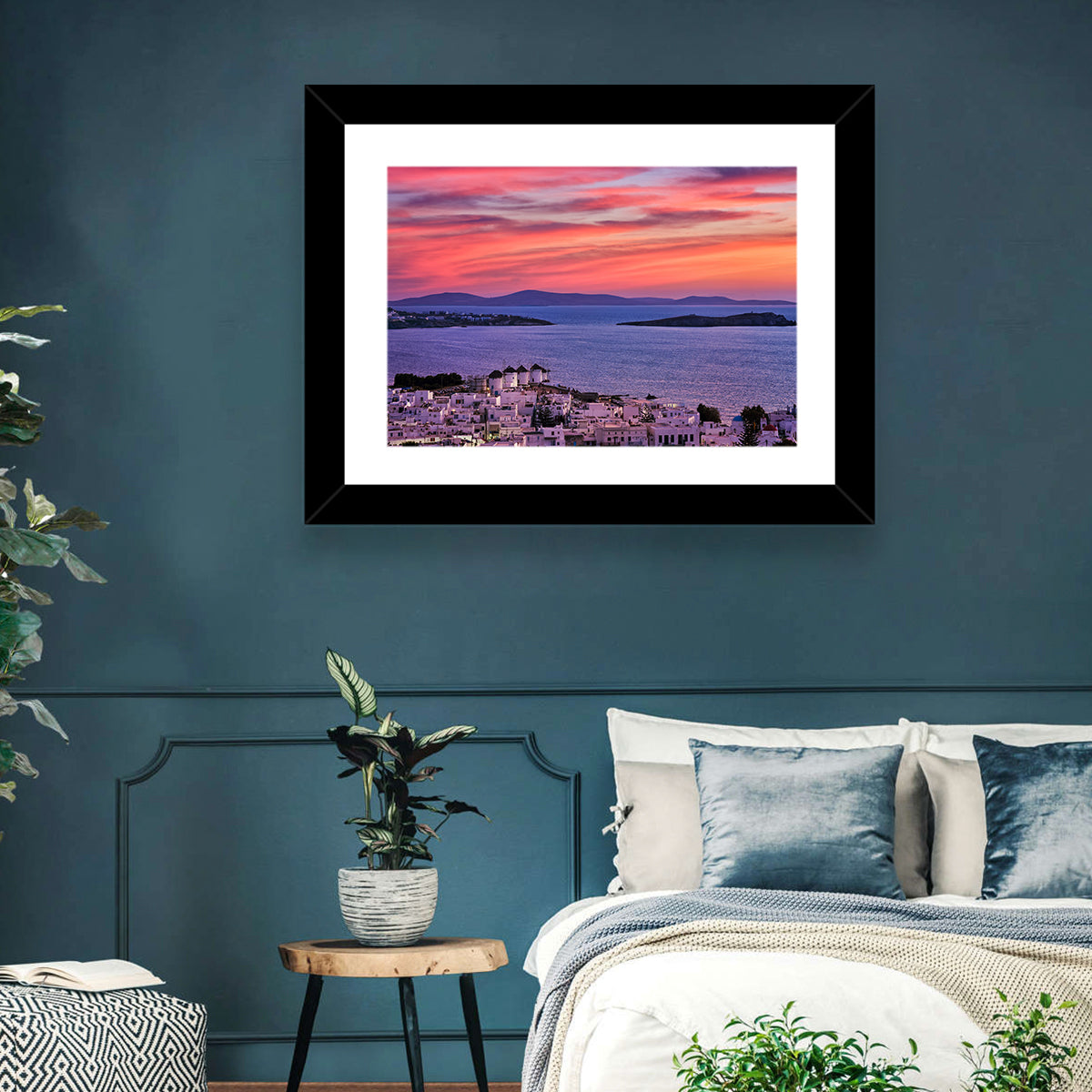 Mykonos Town Wall Art