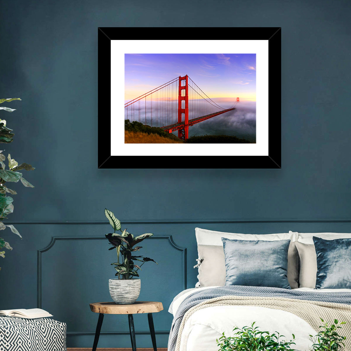 Foggy Golden Gate Bridge Wall Art