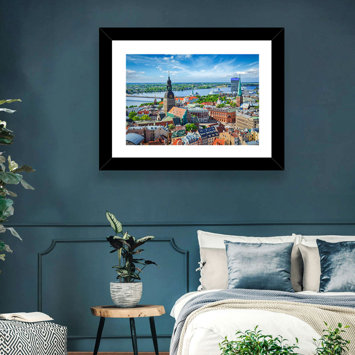 Riga Cityscape Wall Art