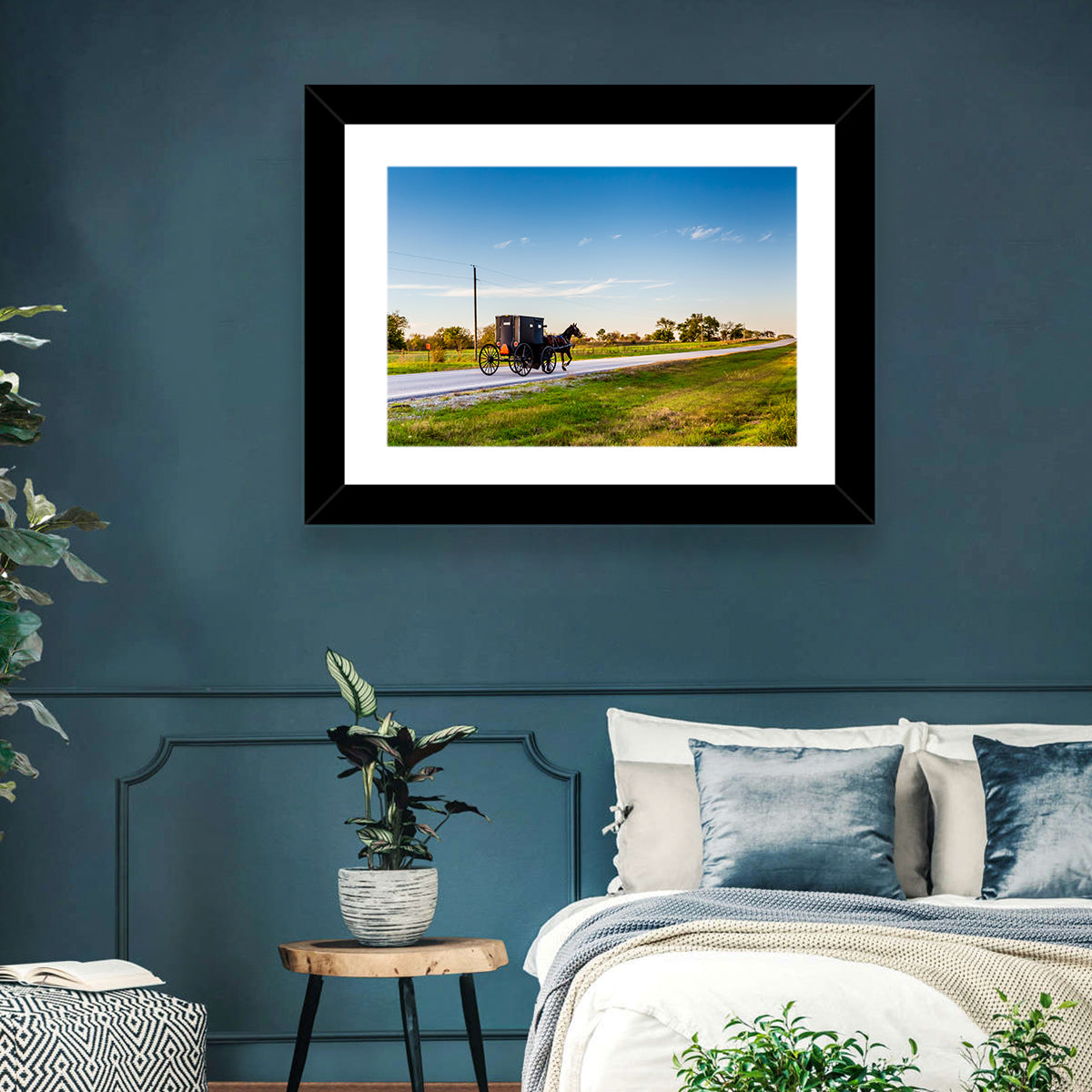 Horse and Buggy Amish Oklahoma Wall Art