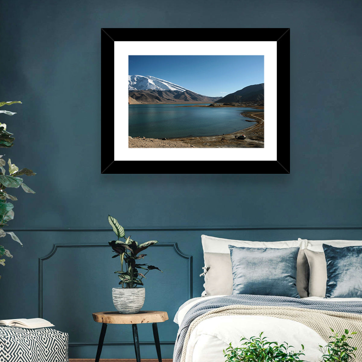 Muztahgata And Kara Kul Lake Wall Art