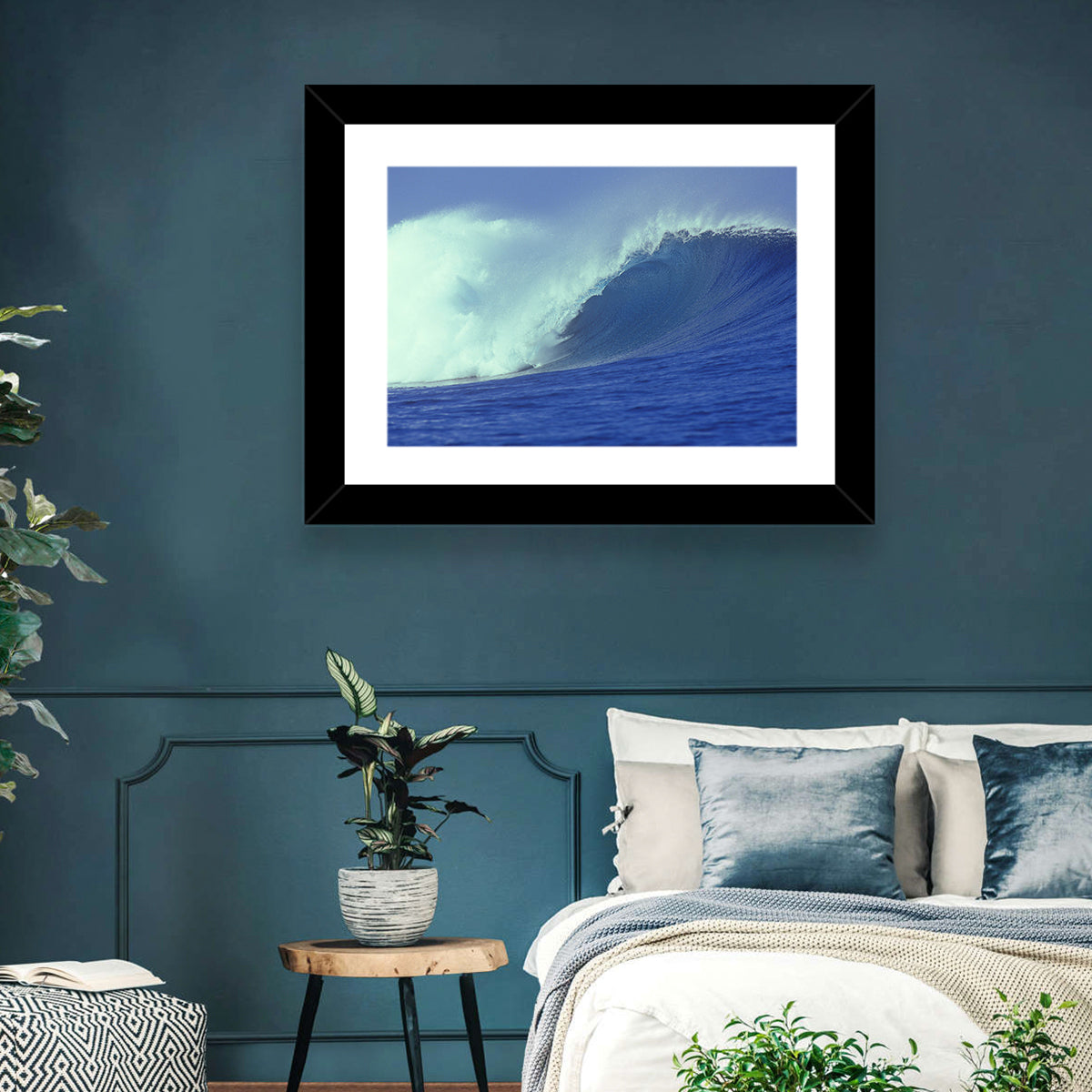Blue Ocean Wave Wall Art