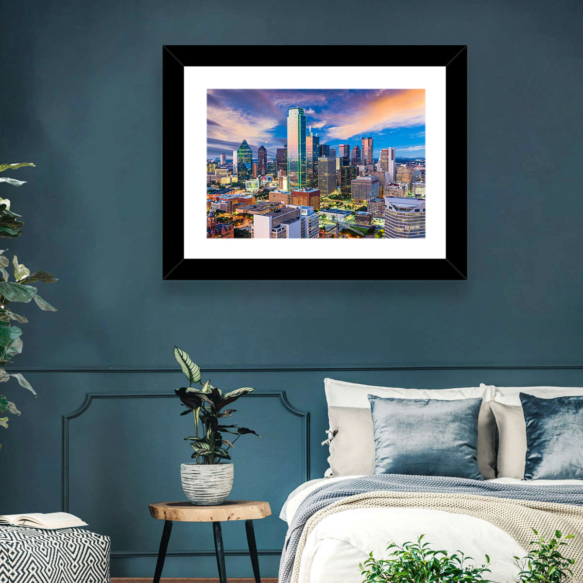 Dallas Skyline Wall Art