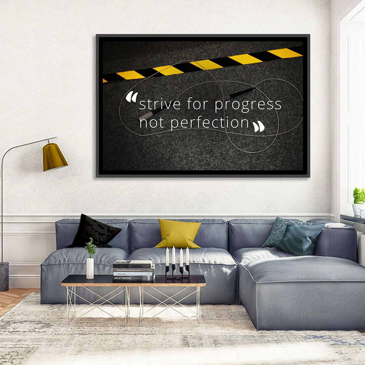Strive For Progress Wall Art