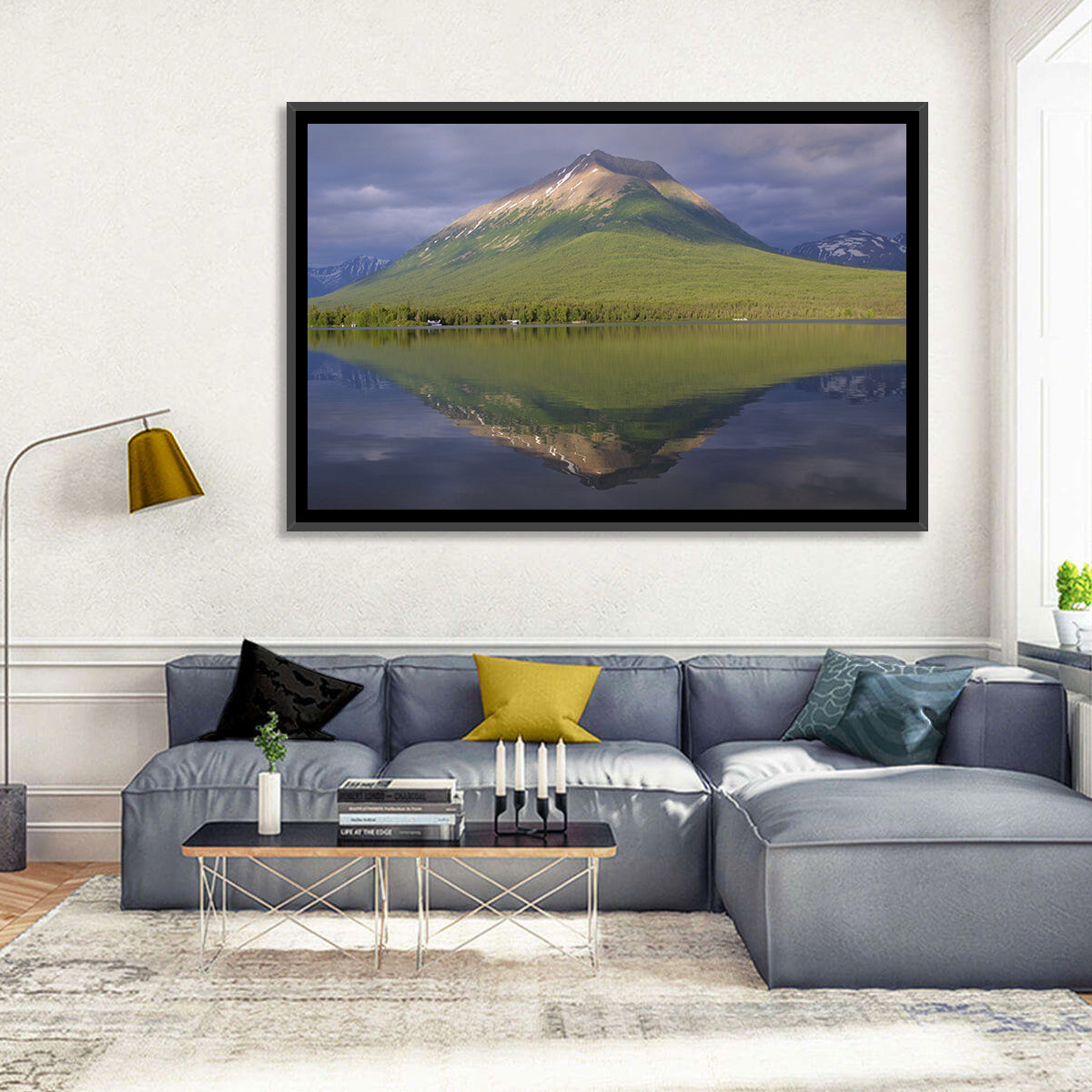 Mount Tanalian from Lake Clark Wall Art