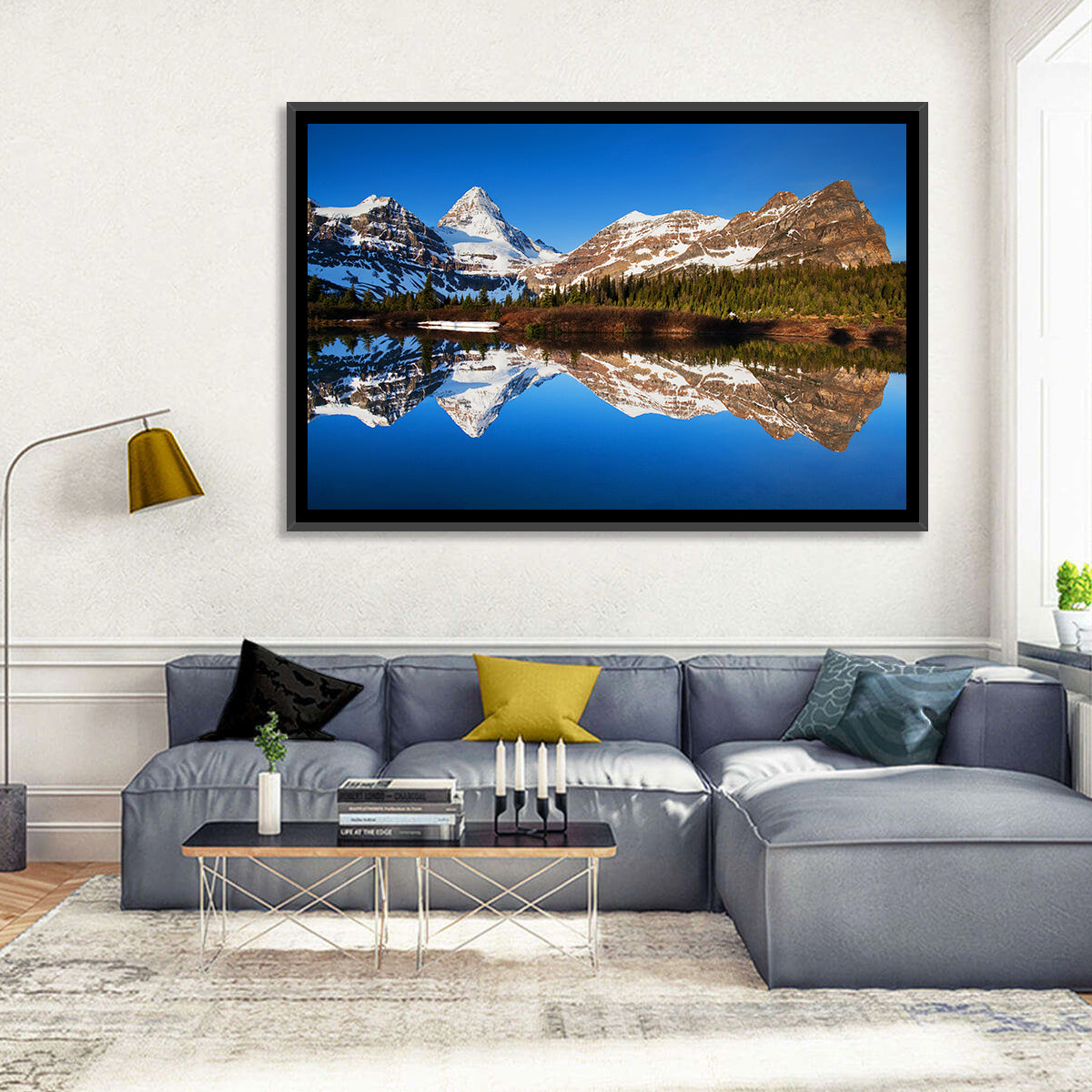 Snowy Mount Assiniboine Wall Art