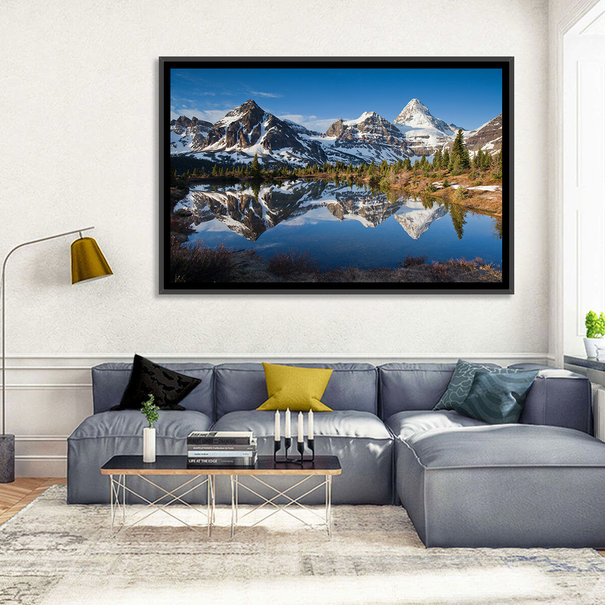 Mount Assiniboine Reflection Wall Art