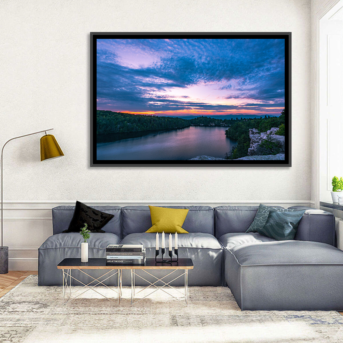 Lake Minnewaska Sunset Wall Art