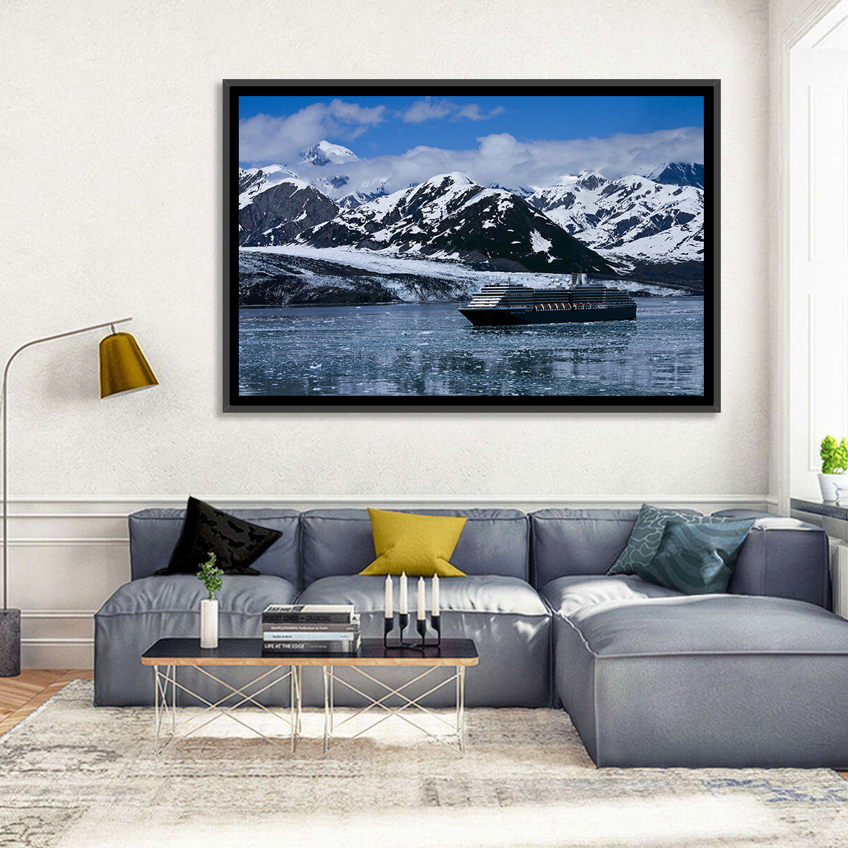 Cruise Ship Yakutat Bay Wall Art