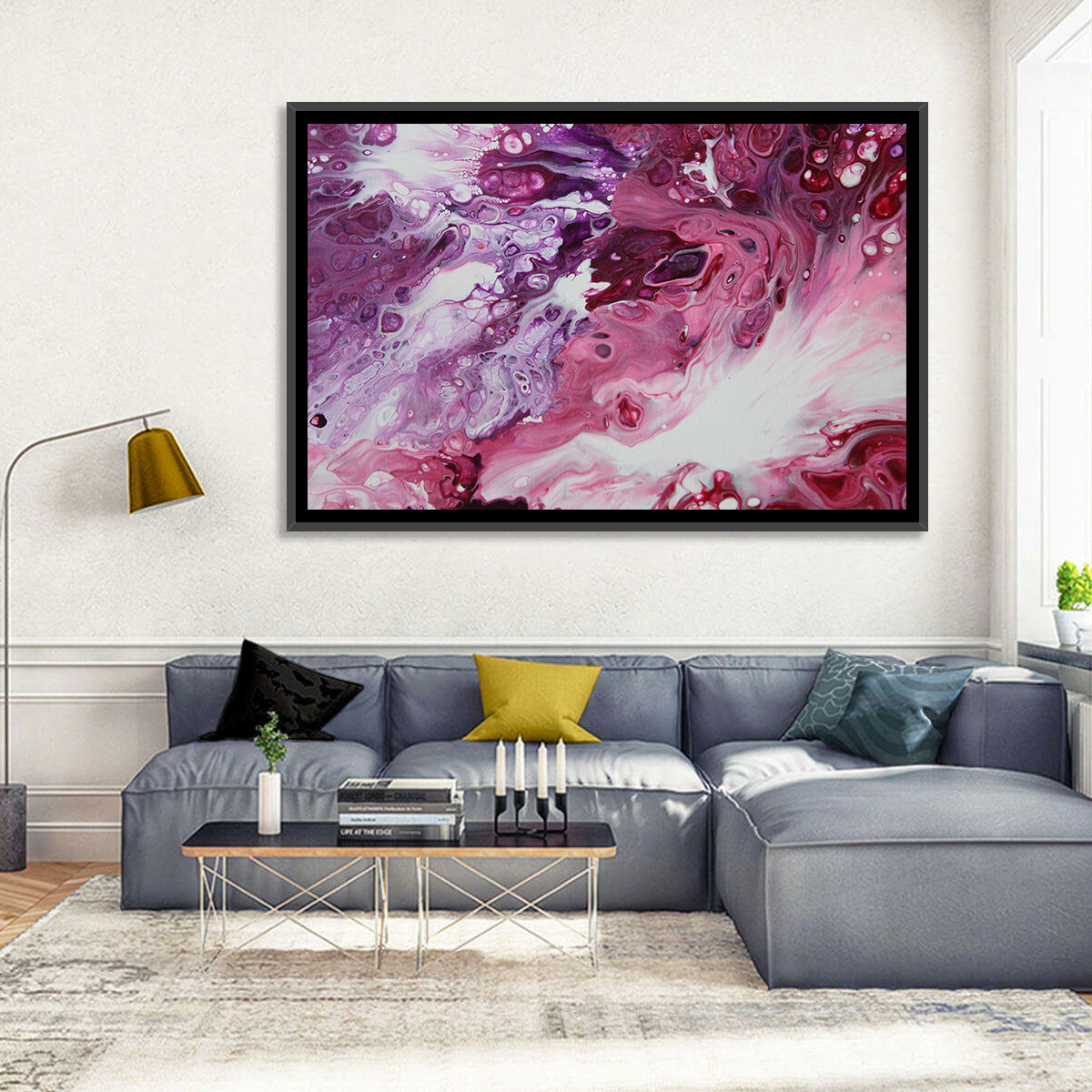 Flowing Bubbles Abstract Wall Art