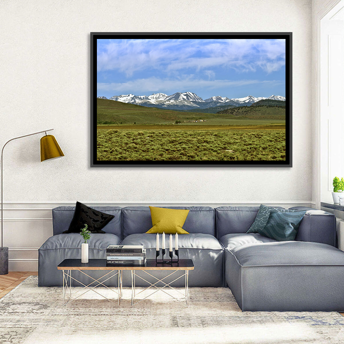 Sierra Nevada Mountain Range Wall Art