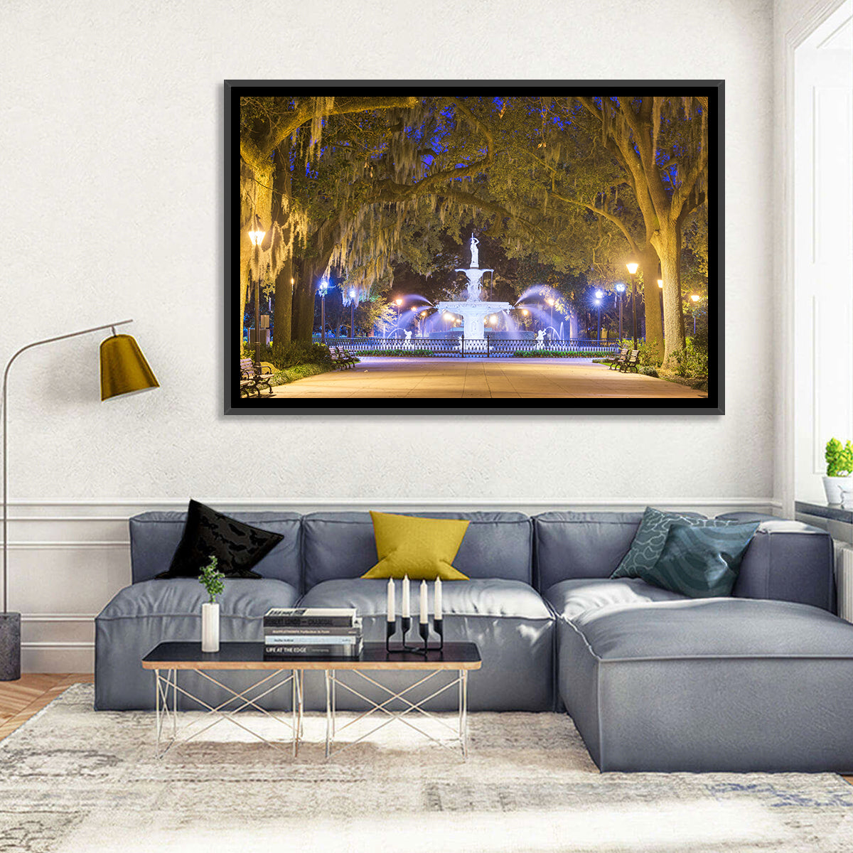 Forsyth Park Fountain Wall Art