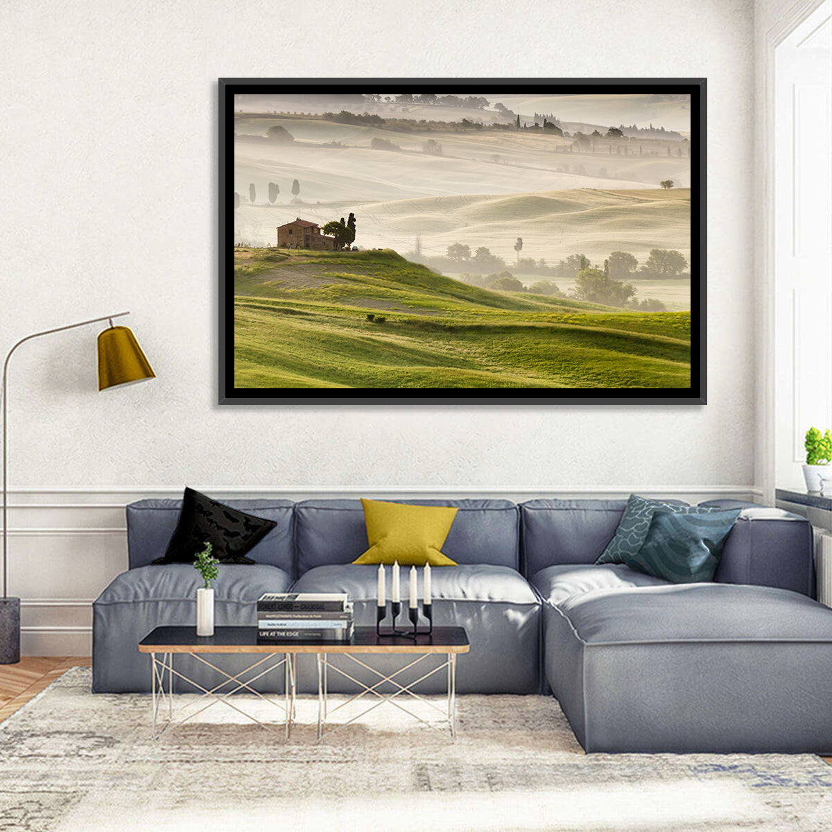 Foggy Tuscany Wall Art