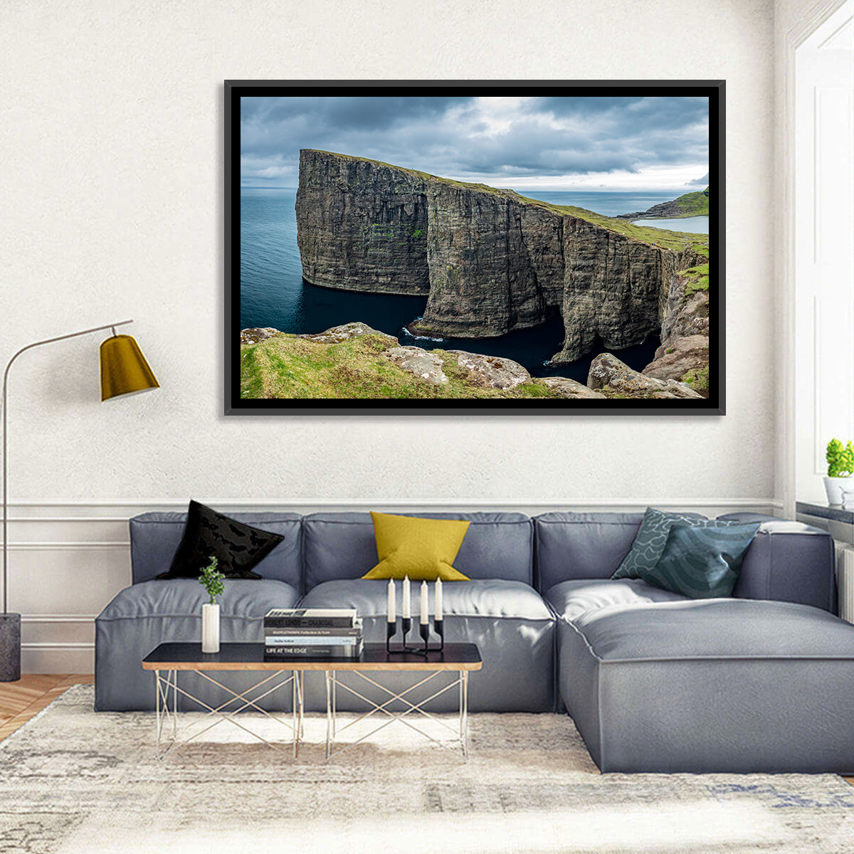Faroe Islands Cliff Wall Art