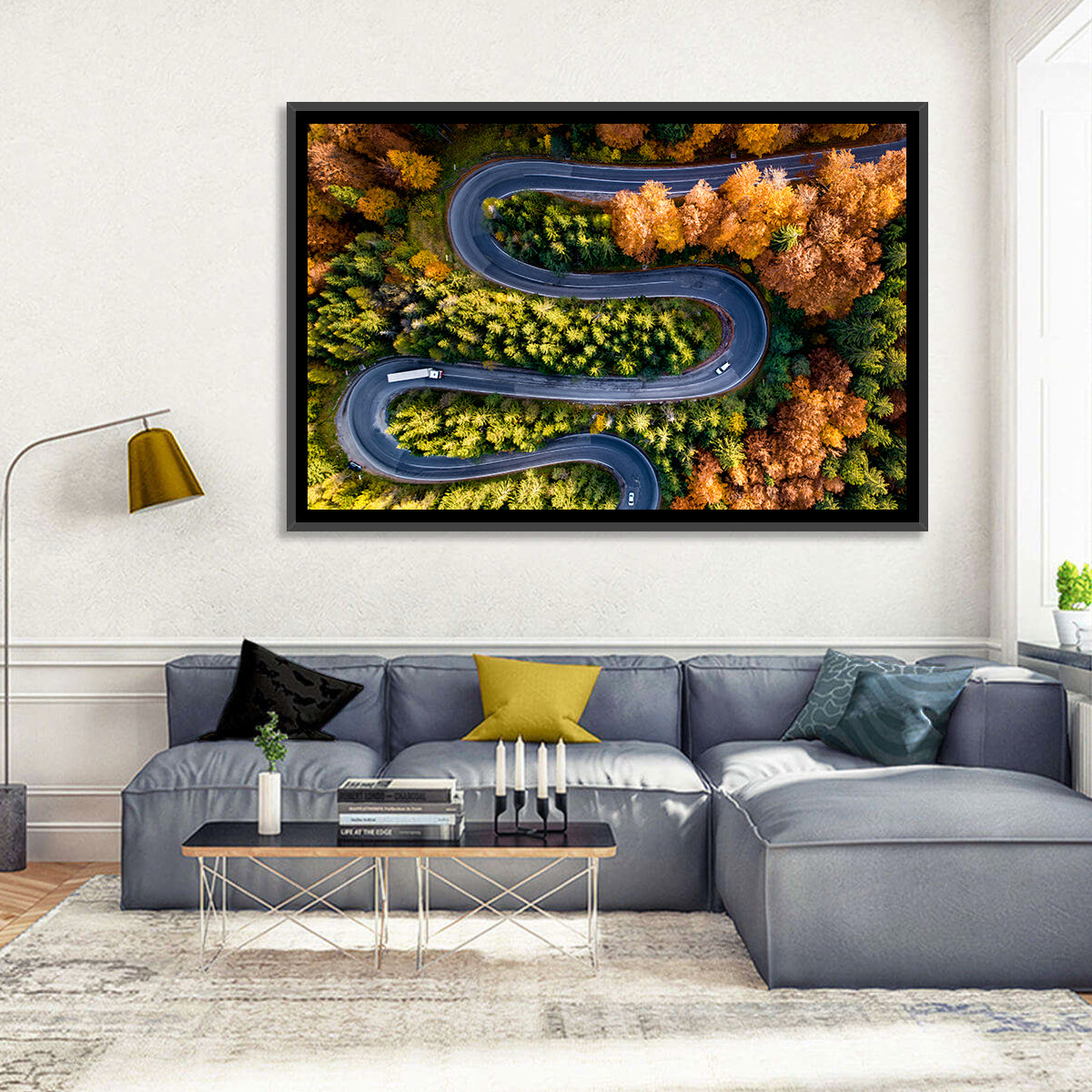 Winding Forest Road Wall Art
