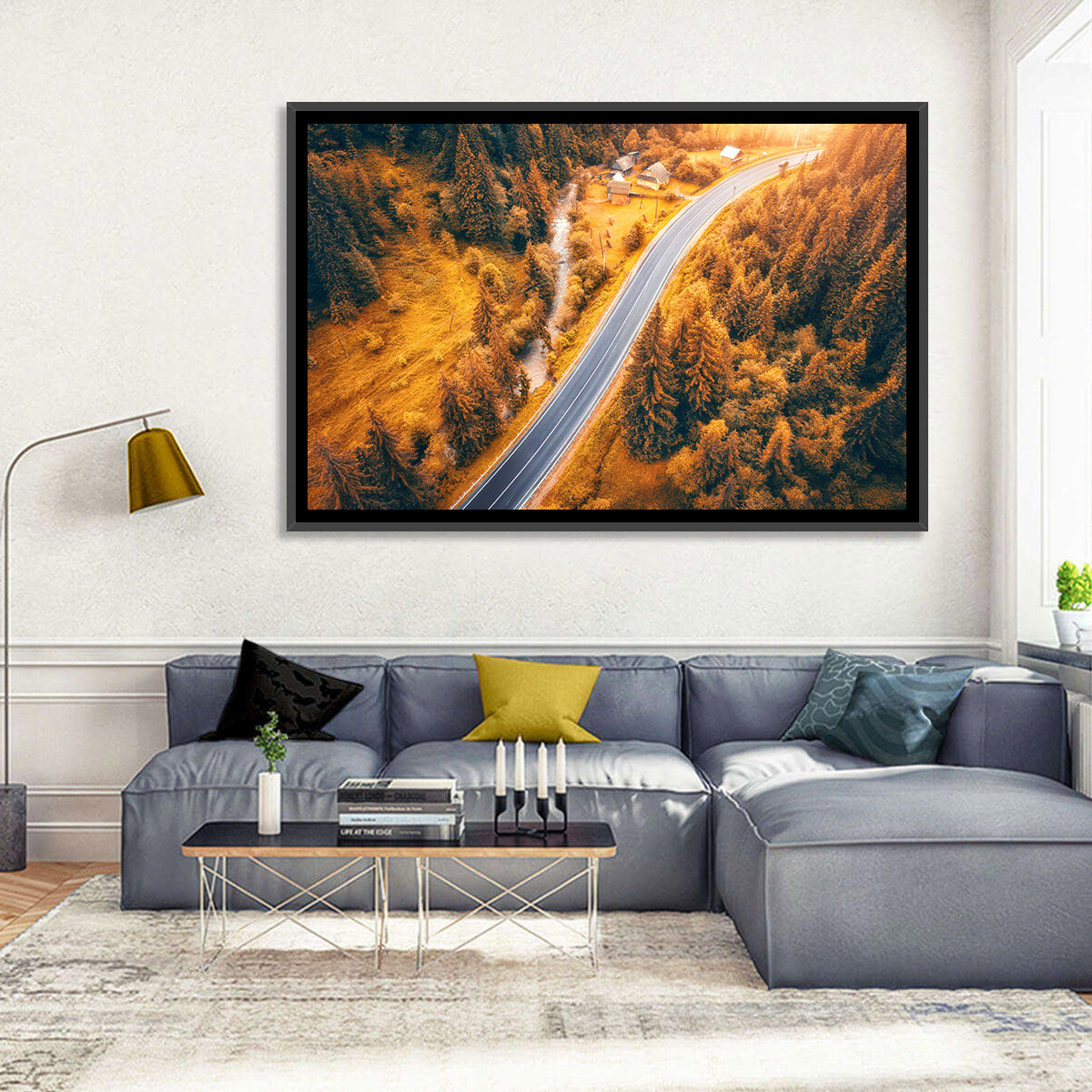 Carpathian Autumn Road Wall Art
