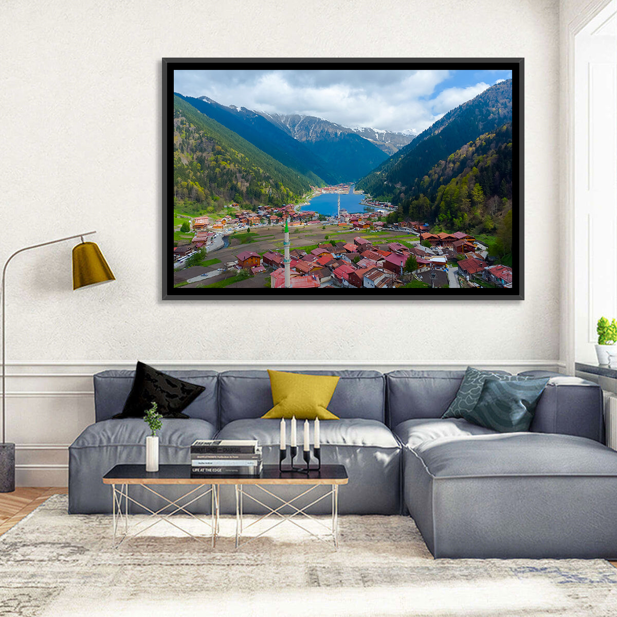 Uzungol Village Lake Wall Art