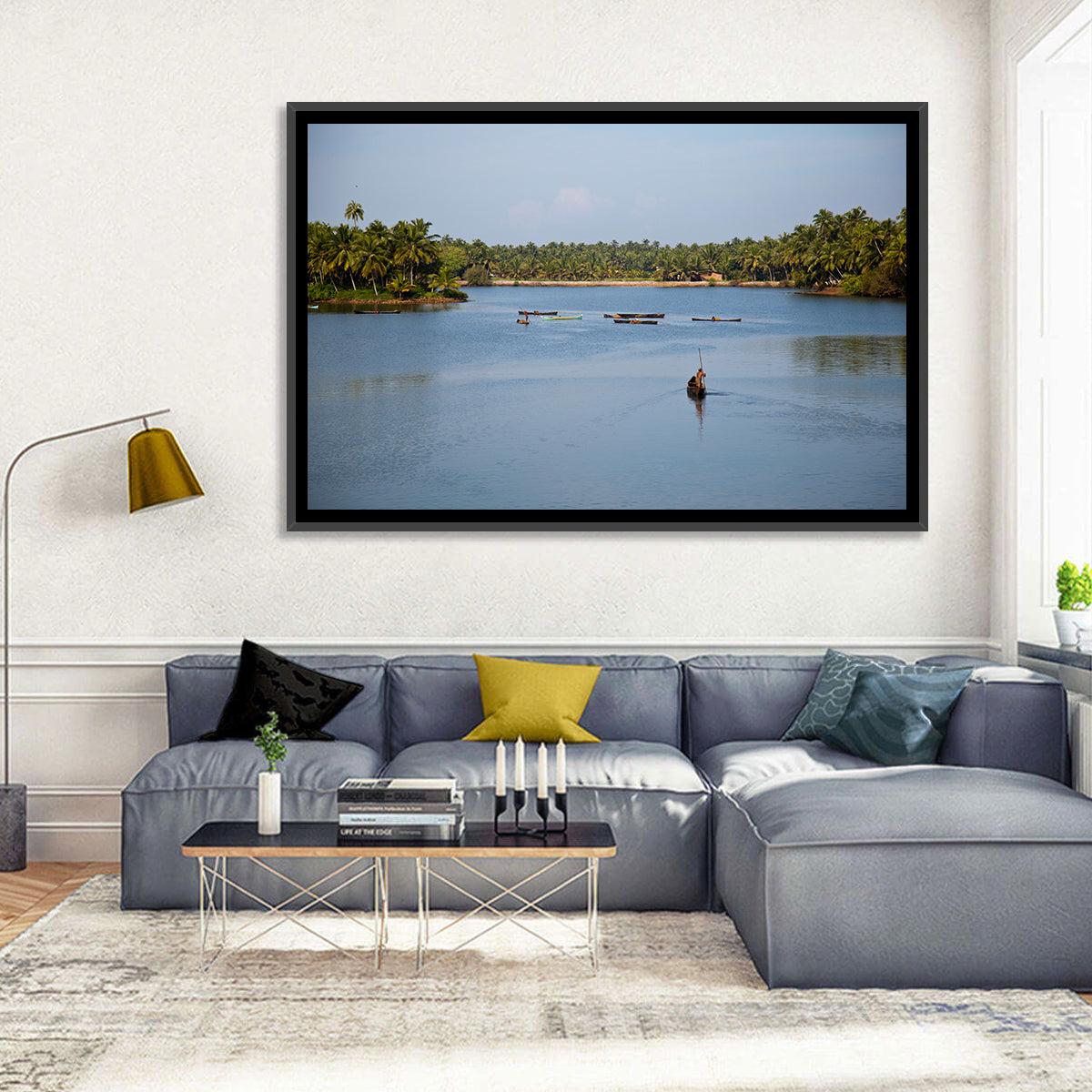 Lake in Udupi Karnataka Wall Art