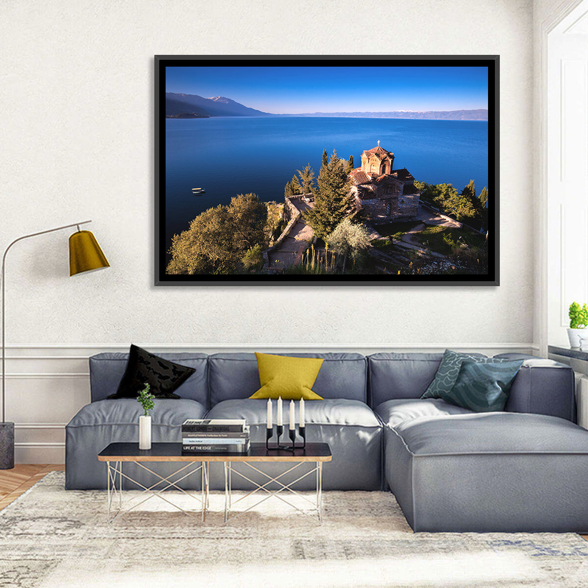 Lake Ohrid Church Wall Art
