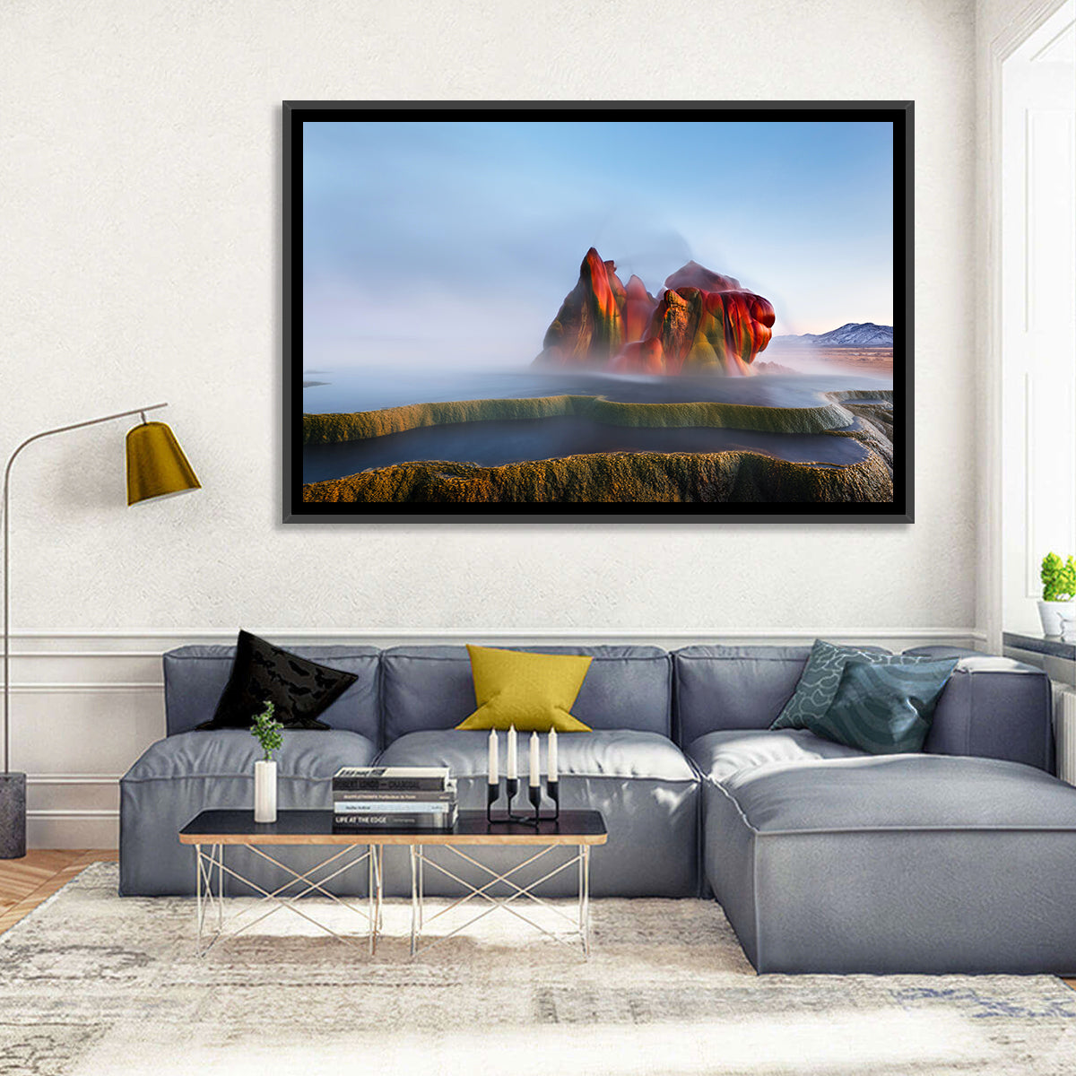 Fly Geyser Nevada Wall Art