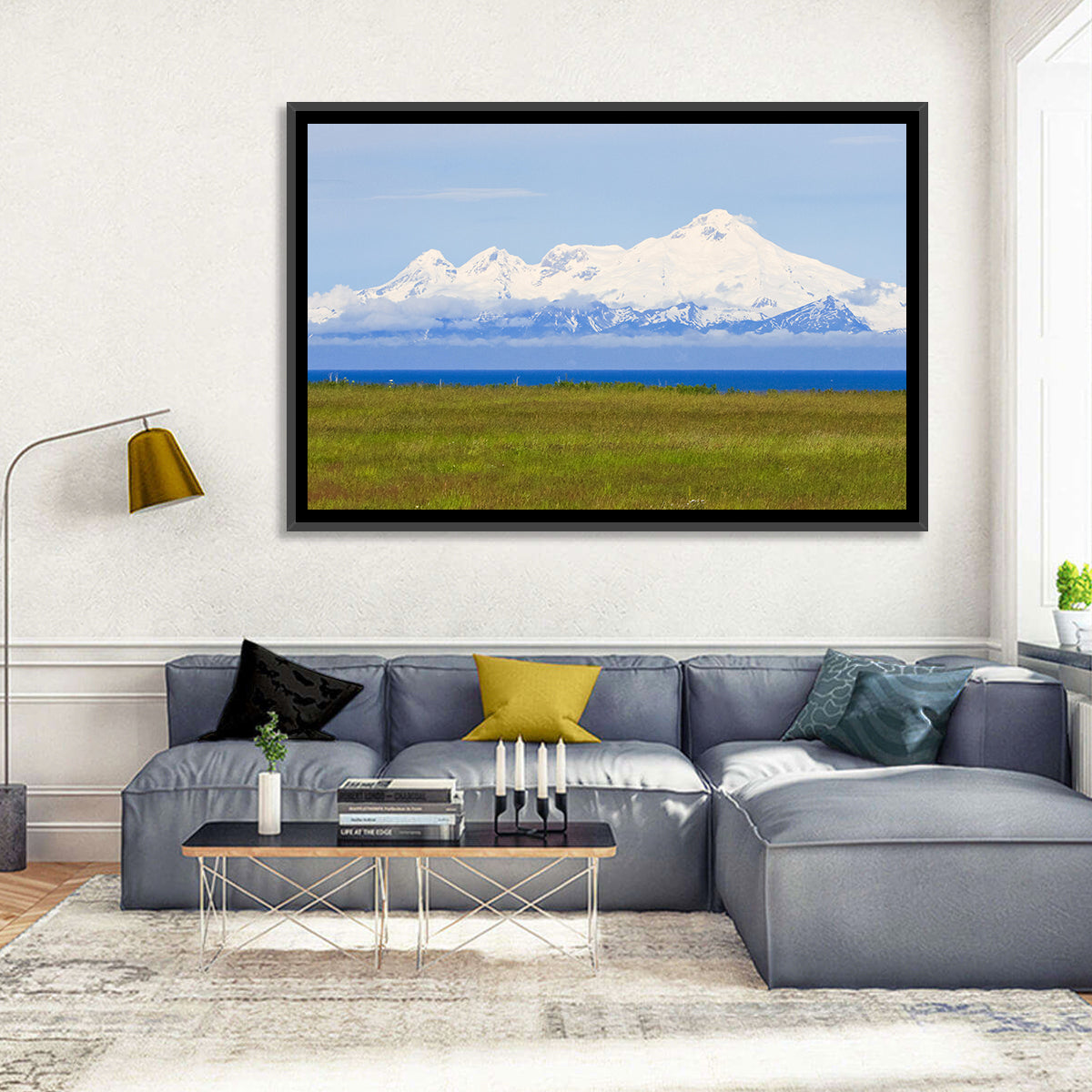 Mount Iliamna Volcano Wall Art