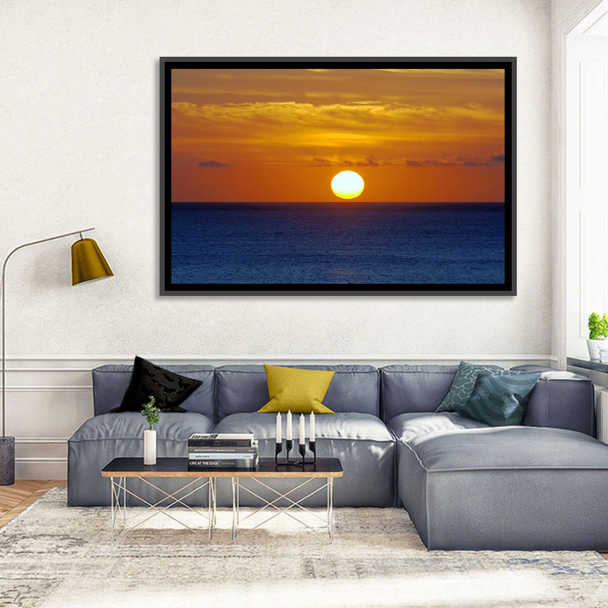 Pacific Ocean Sunrise Wall Art