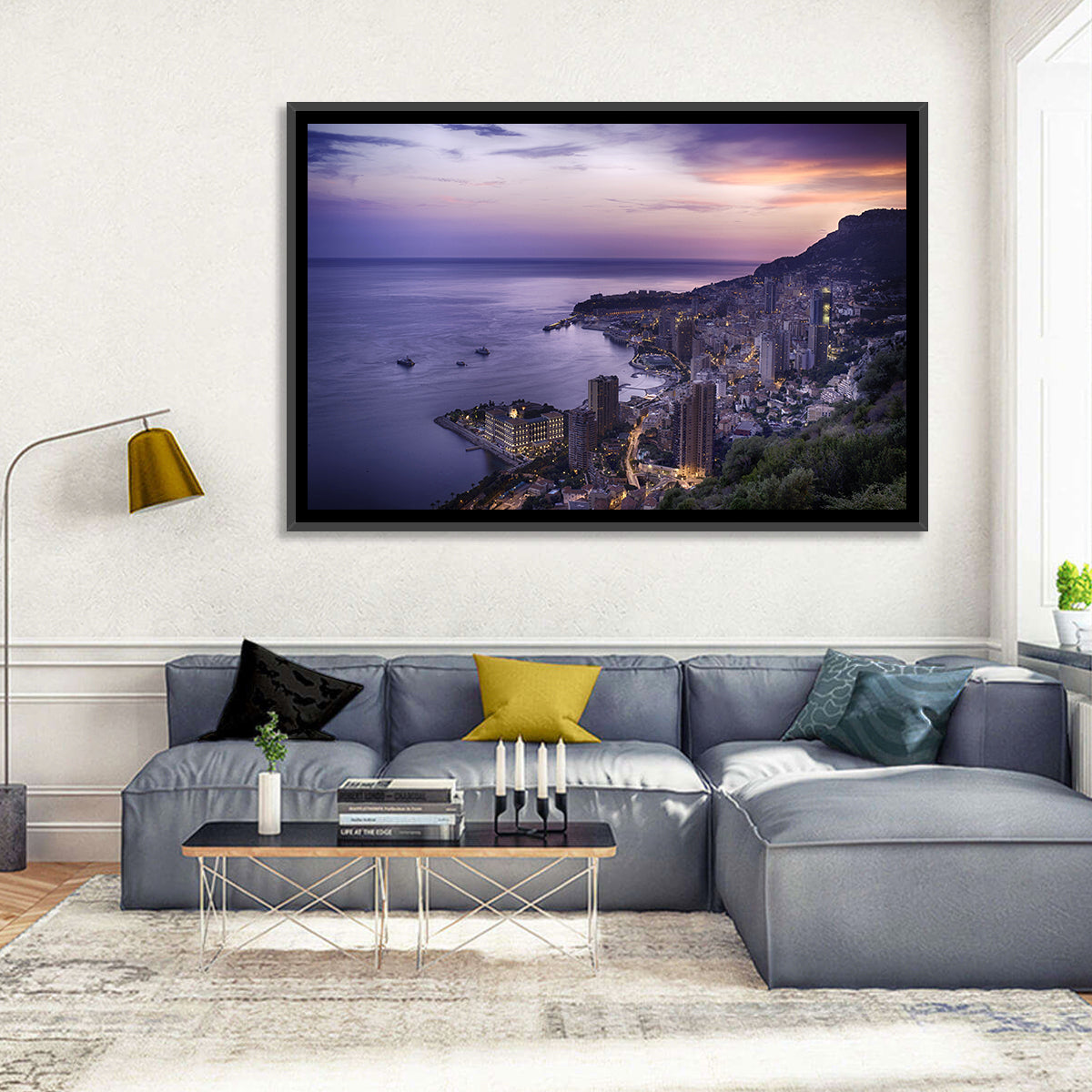 Monte Carlo City Wall Art