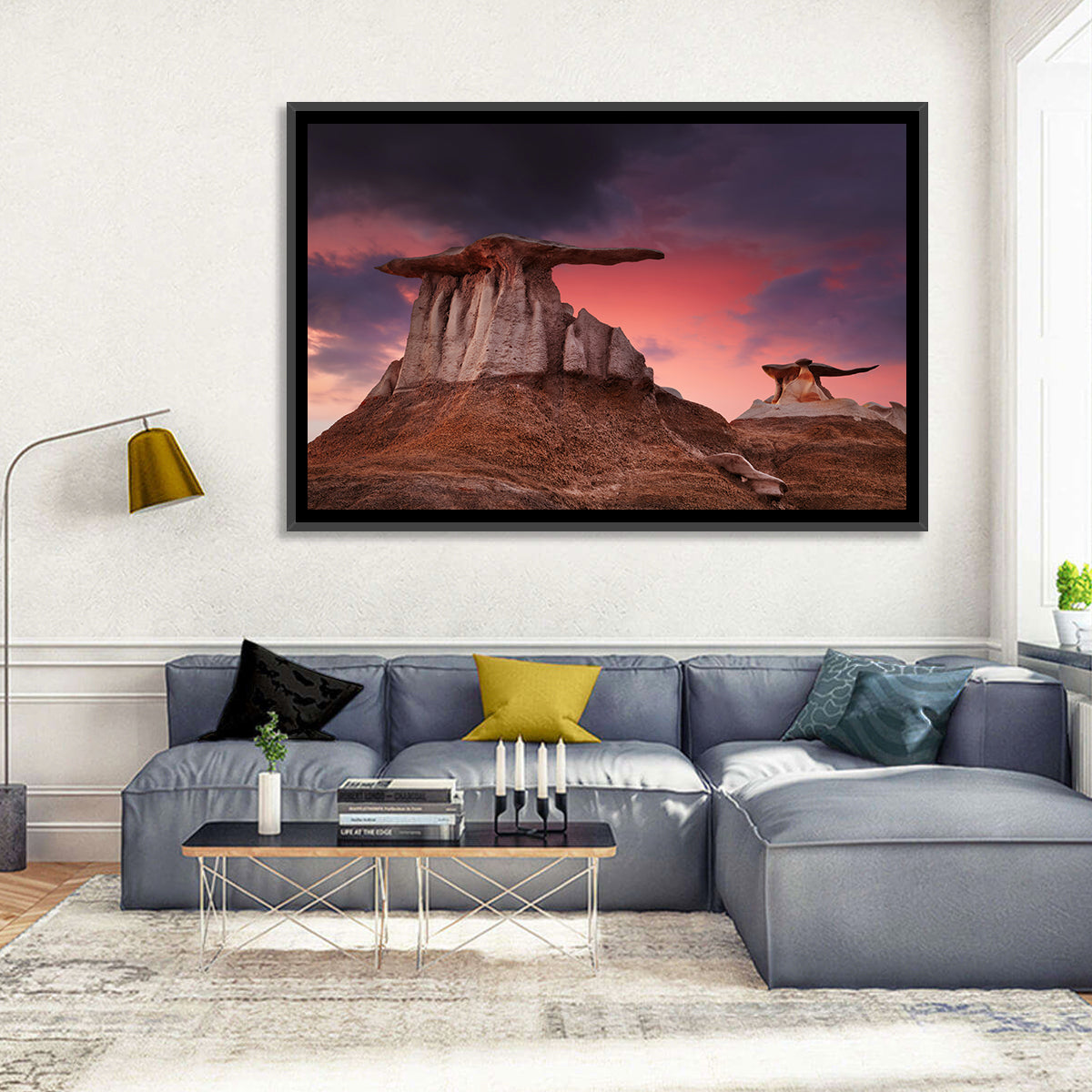 Wings Formation Bisti Badlands Wall Art