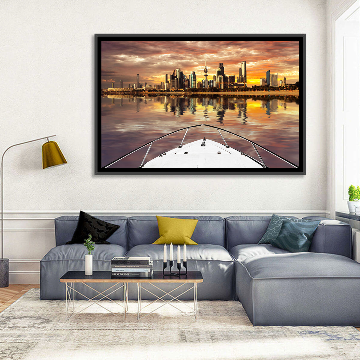Kuwait Skyline Wall Art