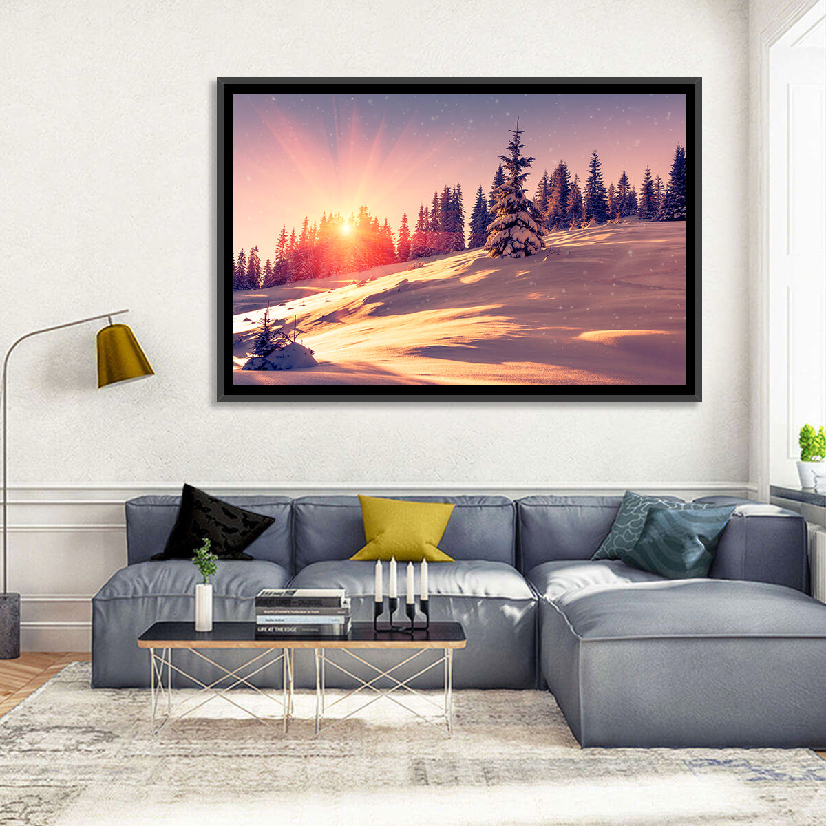 Winter Mountains Wall Art