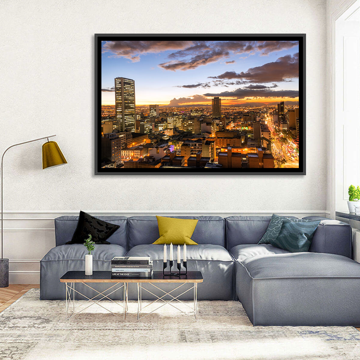 Bogota Cityscape Wall Art