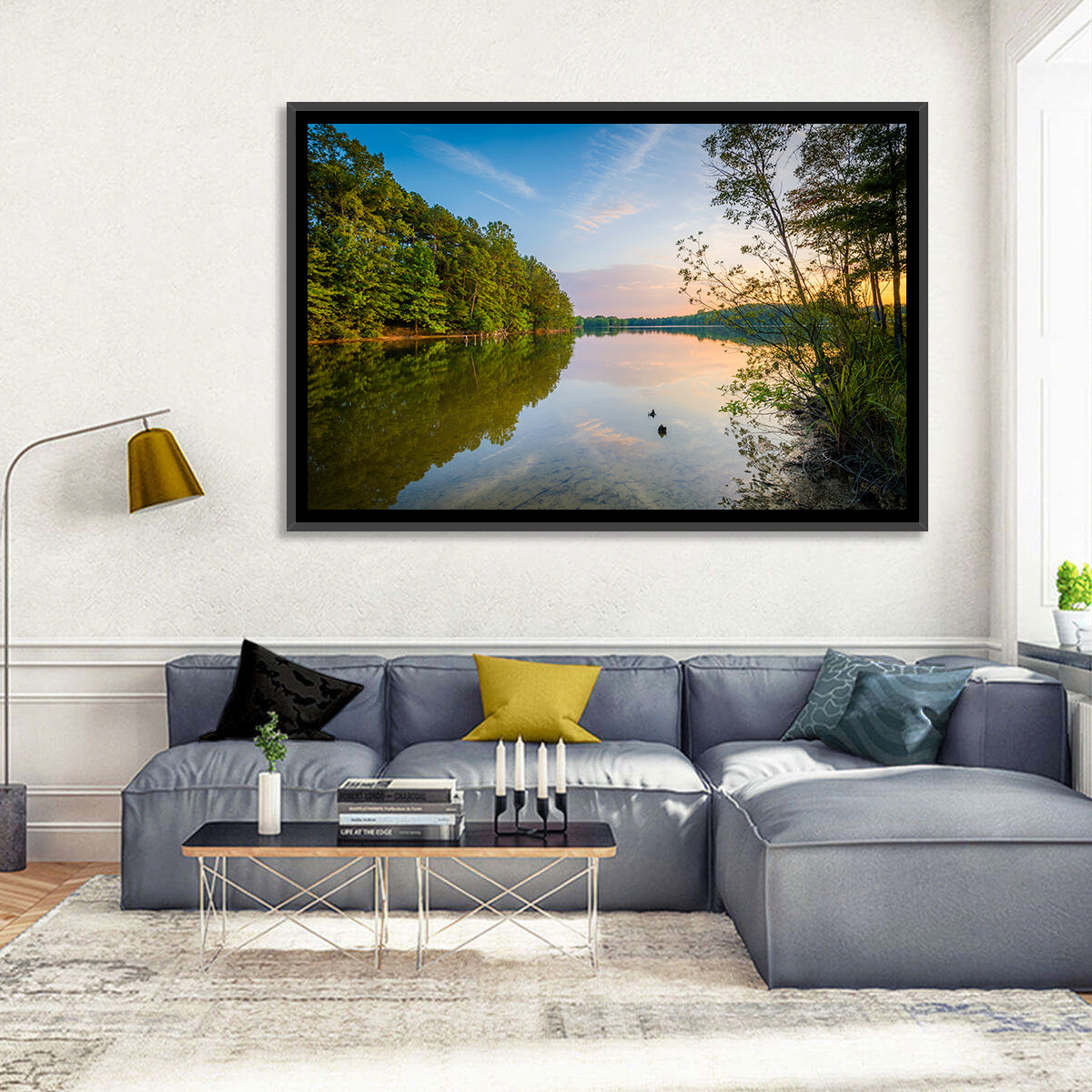 Tranquil Lake Norman Wall Art