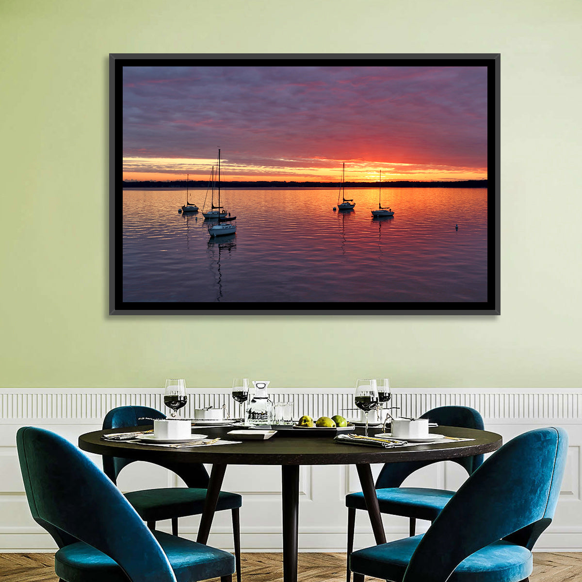 Lake Mendota Sunset Wall Art