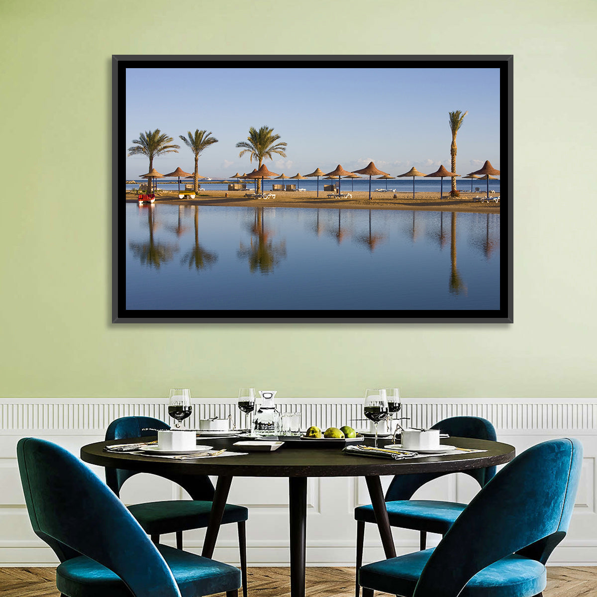 Hurghada City Beach Wall Art