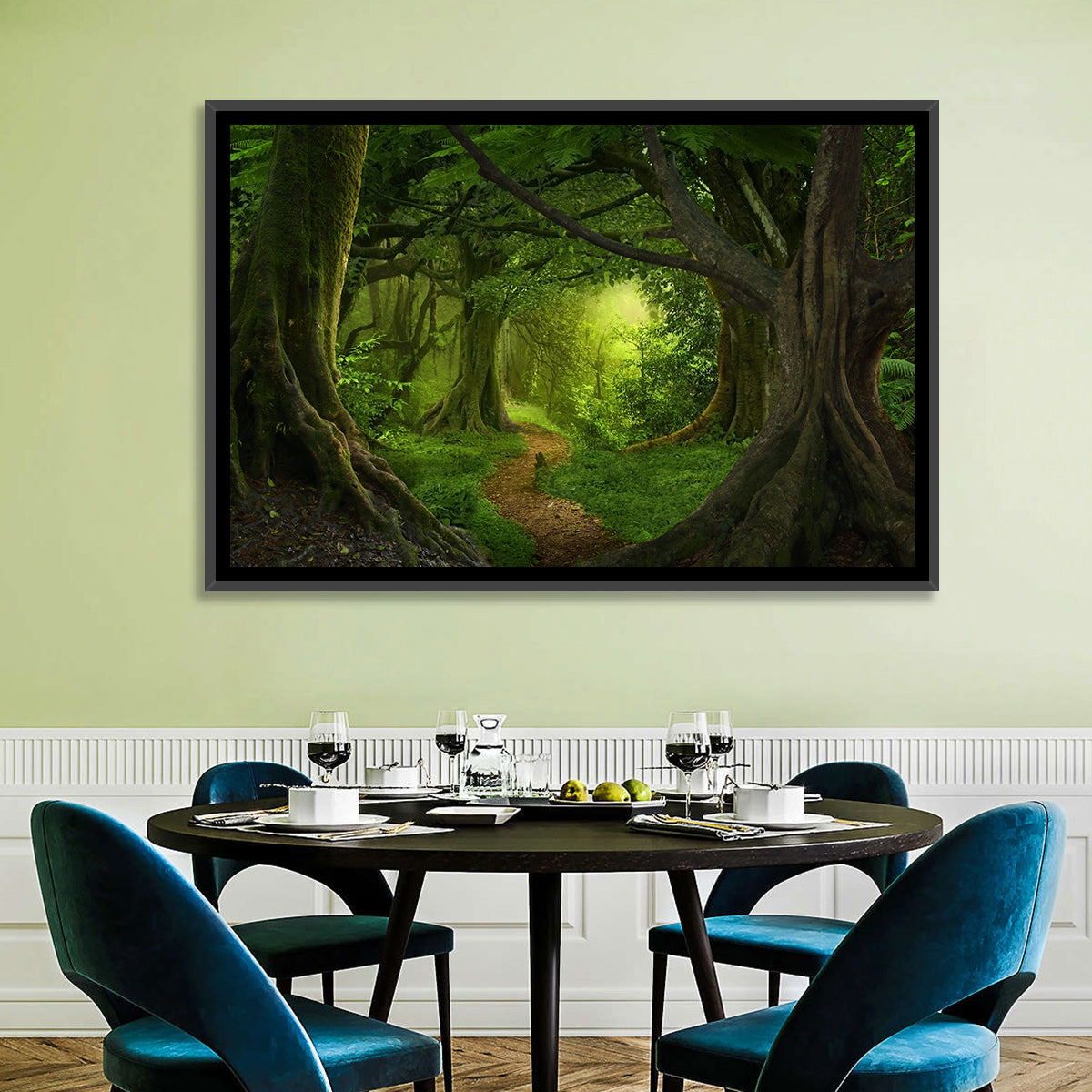 Tropical Forest Path Wall Art