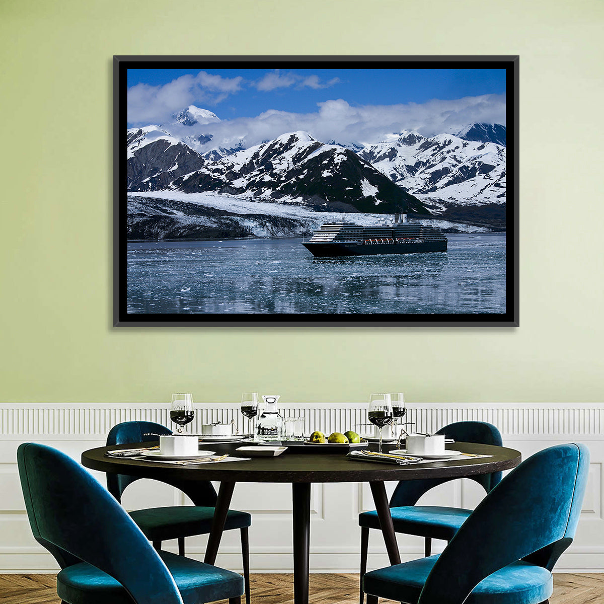 Cruise Ship Yakutat Bay Wall Art