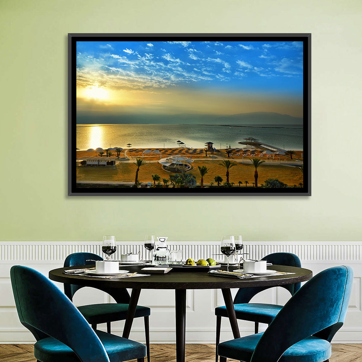 Dead Sea Sunset Wall Art