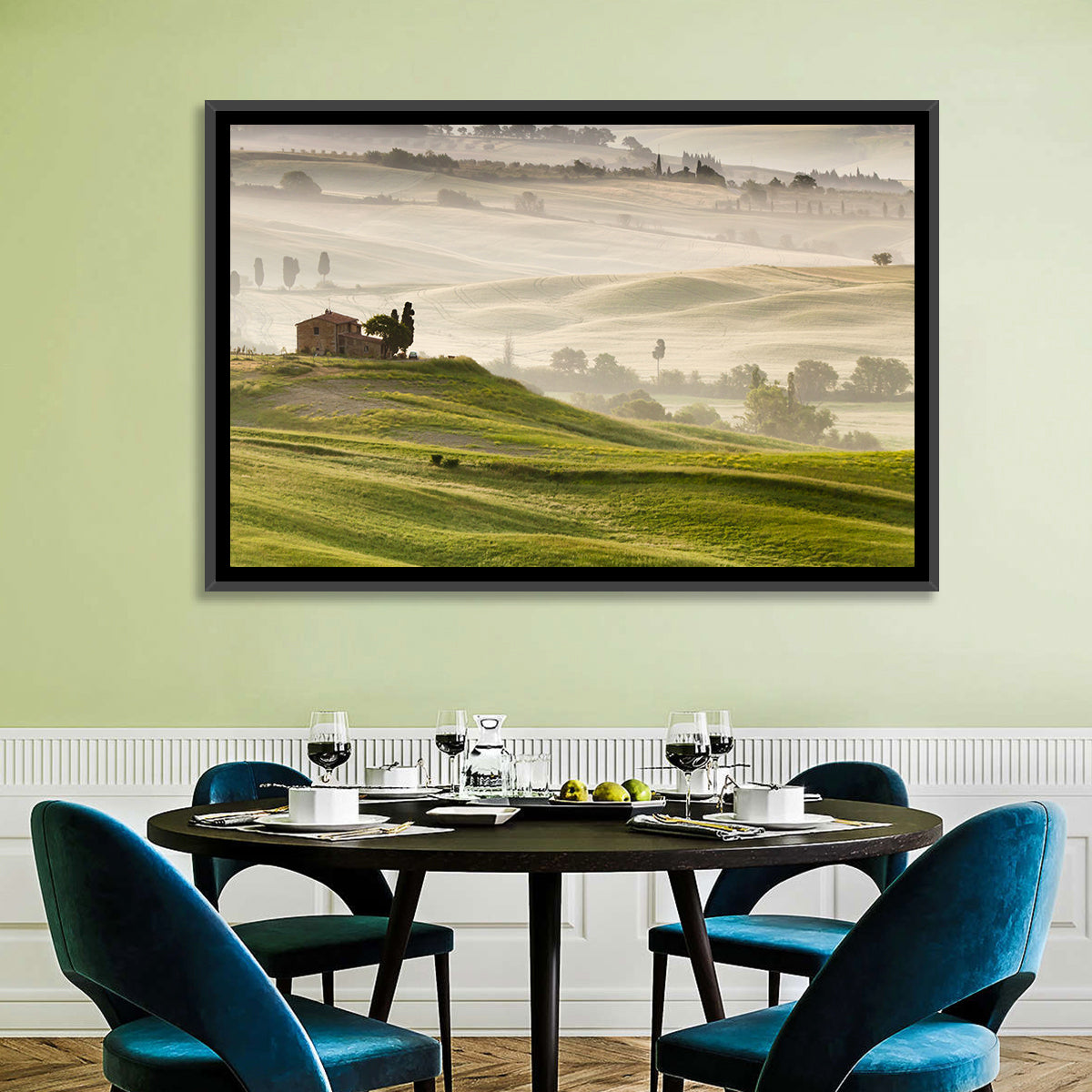 Foggy Tuscany Wall Art