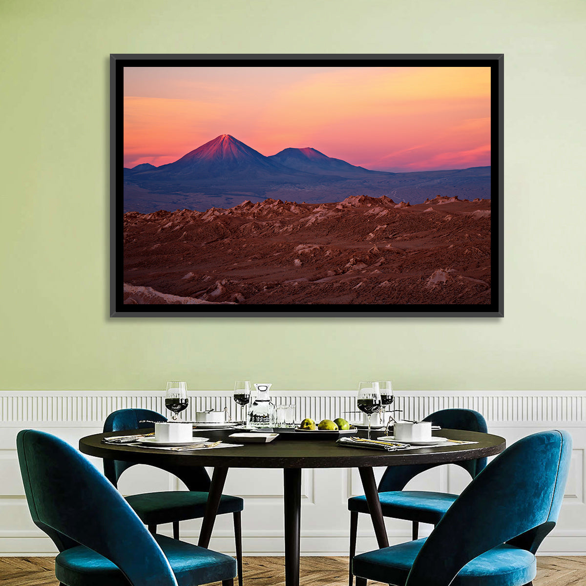Valle de la Luna Volcanoes Wall Art