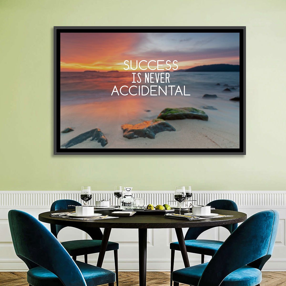 Success is No Accident Wall Art
