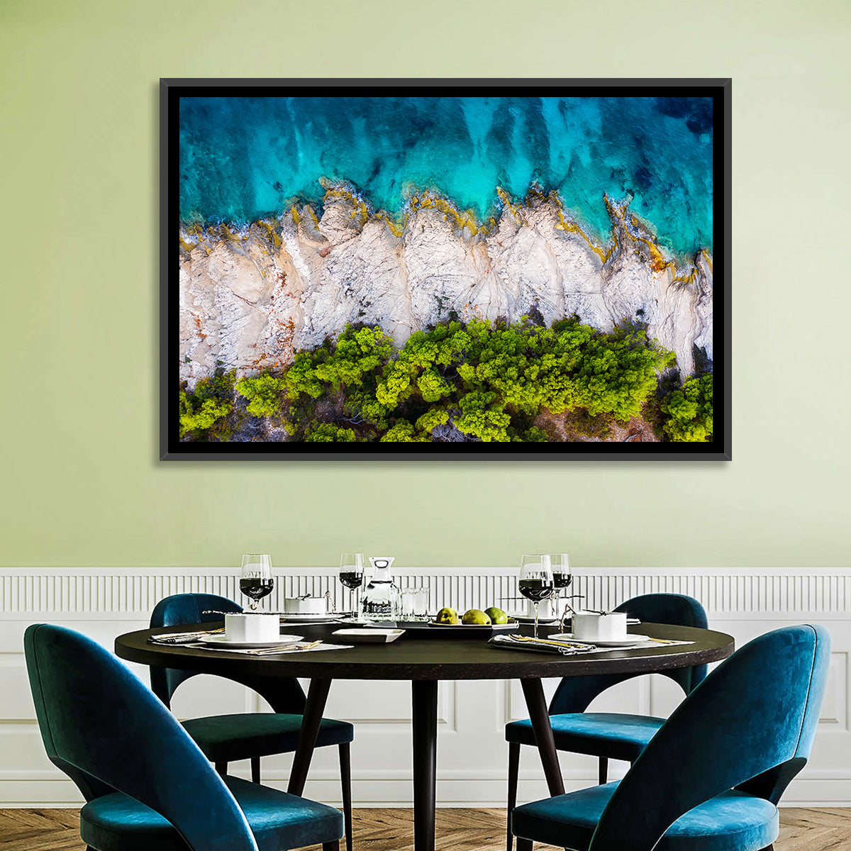 Croatian Coastscape Wall Art