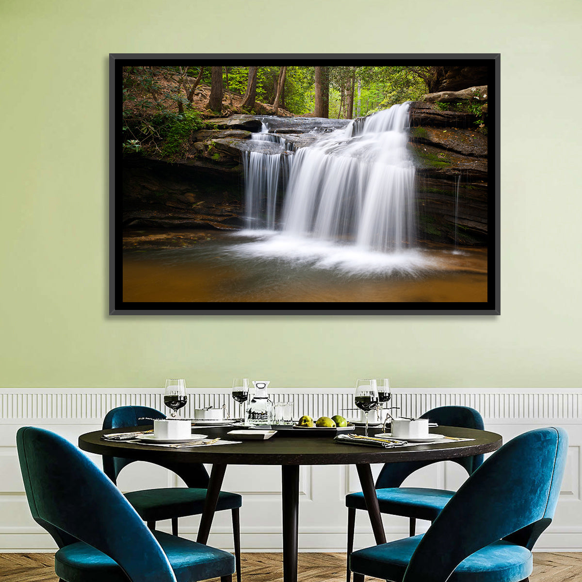 Table Rock State Park Waterfall Wall Art