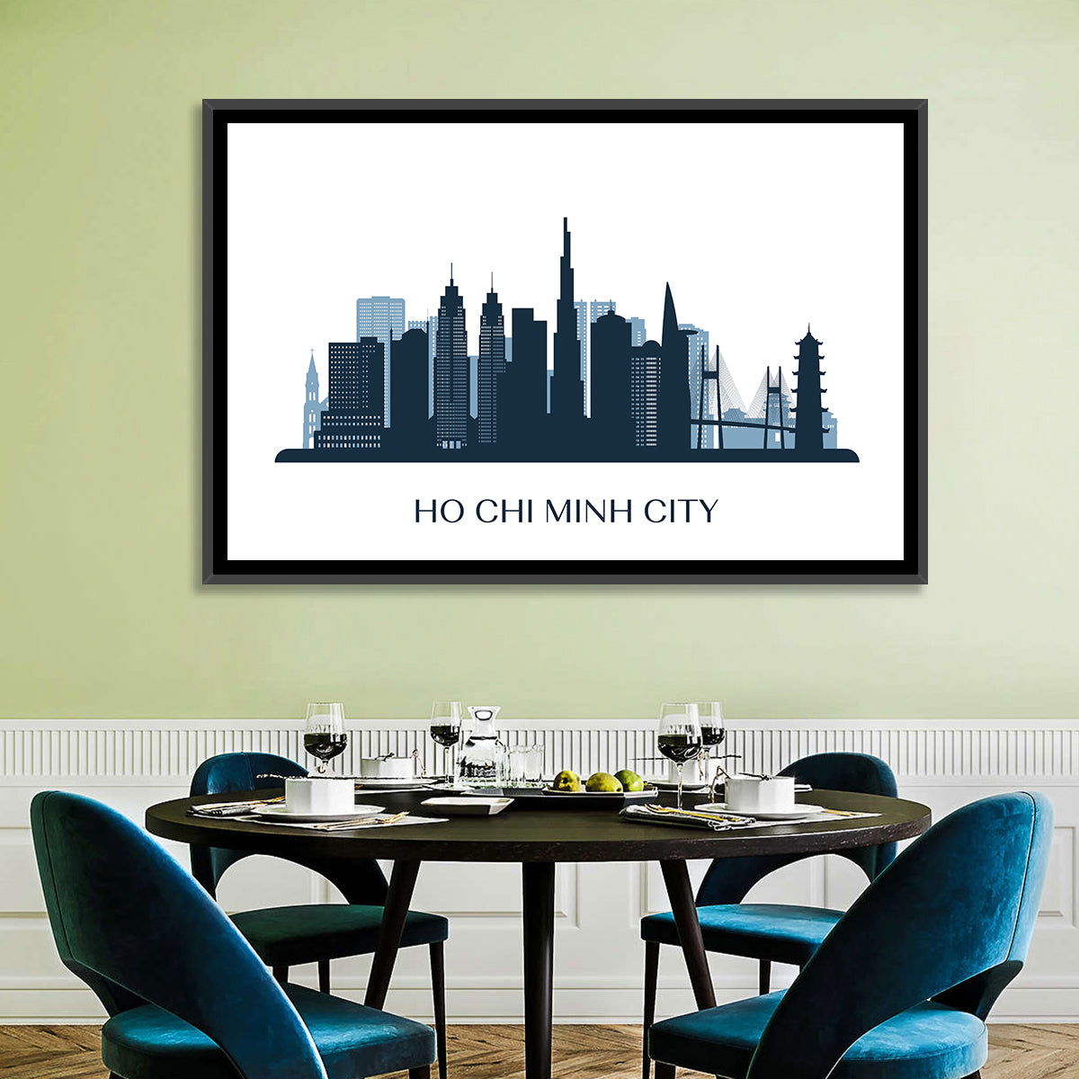 Ho Chi Minh City Skyline Wall Art