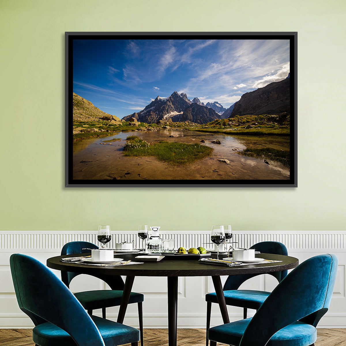 Way to Glacier Blanc Wall Art