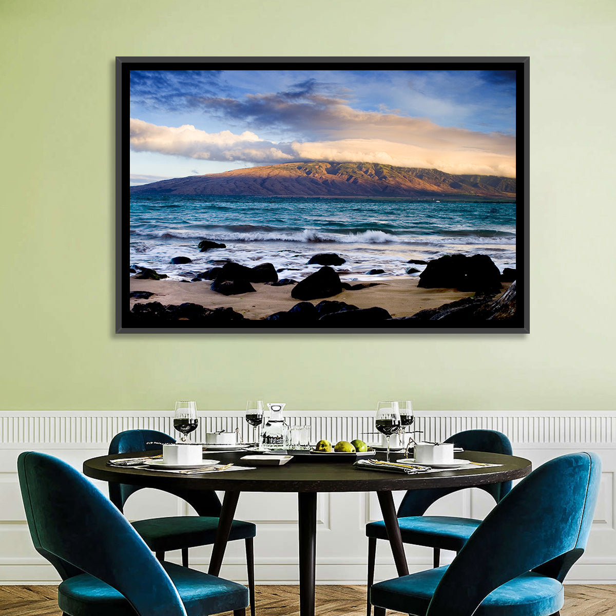 Oahu Coastline Wall Art