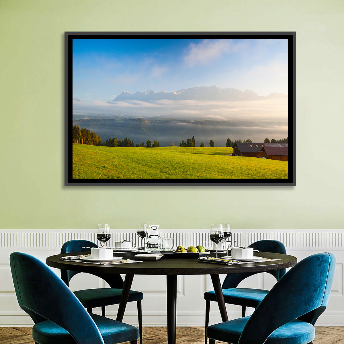 Mountain Clouds Wall Art