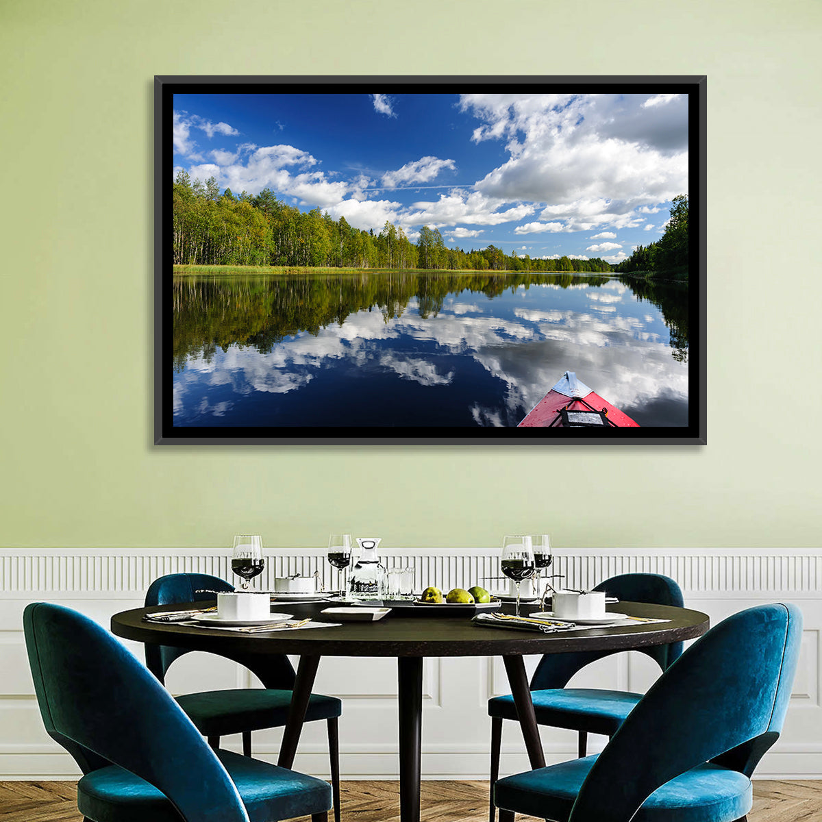 Kayaking In The Karelia Wall Art